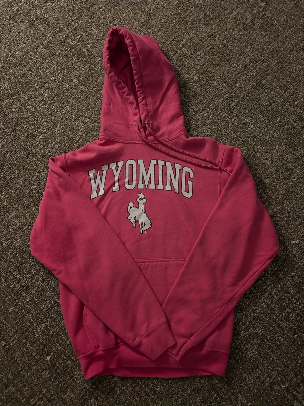 Port and Company Raspberry Pink Wyoming Hooded Sweatshirt